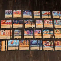 Disney Lorcana TCG Lilo & Stitch Amber Steel Deck Beginner 60 Card Deck - Image 1