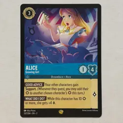 Alice 137/204 Disney Lorcana Rise of the Floodborn Regular Legendary Card NM - Image 1
