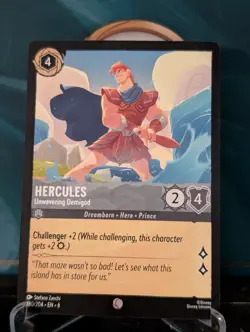 Disney Lorcana TCG - Azurite Sea: Hercules (180/204) - Near Mint Non Foil - Image 1