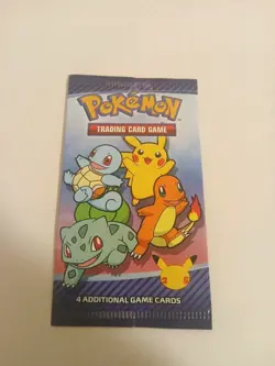 2021 Pokemon 25th Anniversary McDonalds Special Promo Sealed Pack 4 Card Pikachu - Image 2