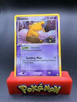 Pokemon Card - Drowzee Team Rocket Returns 54/109 Reverse Holo Stamped- NM - Image 1