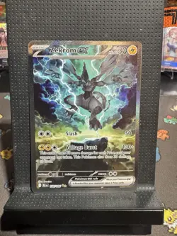 Pokemon Zekrom EX TCG Card Sir 166/086 Sv: Black Bolt - Image 1