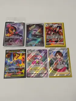 Pokemon Sealed Charcadet Promo/Gloria,Mega Heracross,Houndoom Full Art Cards - Image 1