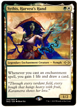 MTG Sythis, Harvest's Hand Modern Horizons 2 214/303 NM Rare - Image 1