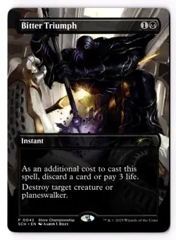 Bitter Triumph 42 Game Day & Store Championship Promos NM - Image 1