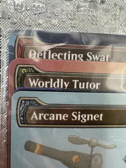 MTG Magic the Gathering Avatar Deflecting Swat And Worldly Tutor Sealed - Image 2