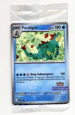 2024 Pokemon Illustration Contest SEALED! Feraligatr - Image 1