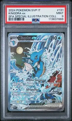 Pokemon PSA 9 Kingdra Ex #131 Special Illustration Collection 2024 Italiano - Image 2