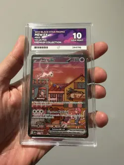 Pokemon Mew EX 053 TCG Black Star Promo UPC 151 Ace 10 *Perfect Subgrades* - Image 1
