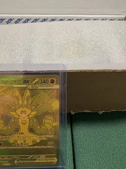 Pokemon TCG: Mega Evolutions, Mega Lucario EX Gold Hyper Rare #188/132, LP+/NM - Image 3