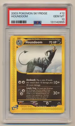 PSA 10 Pokemon Skyridge Rare Houndoom 12/144 GEM MINT Condition!! - Image 1