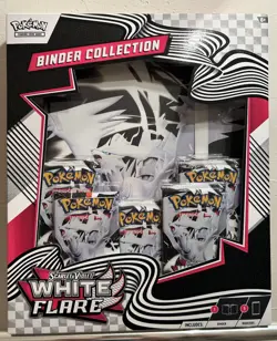 Pokemon TCG - Sv: White Flare Binder Collection Factory Sealed NEW - Image 1