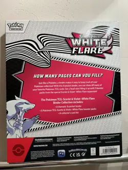 Pokemon TCG - Sv: White Flare Binder Collection Factory Sealed NEW - Image 2