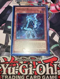 Spright Blue Ultimate Rare OP21-EN001 Yugioh - Image 1