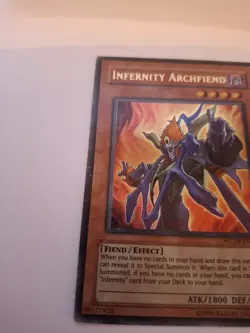 Infernity Archfiend WC09-EN001 Super Rare English Light Play Yugioh TCG - Image 5