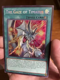 YuGiOh The Gaze of Timaeus 1st Edition MZMU-EN013 Mint Condition - Image 3