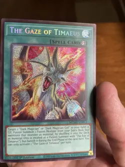 YuGiOh The Gaze of Timaeus 1st Edition MZMU-EN013 Mint Condition - Image 4