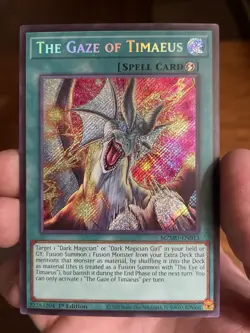 YuGiOh The Gaze of Timaeus 1st Edition MZMU-EN013 Mint Condition - Image 5