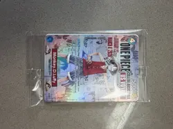 One Piece Monkey D. Luffy US College Basketball Card St. John’s SEALED - Image 1