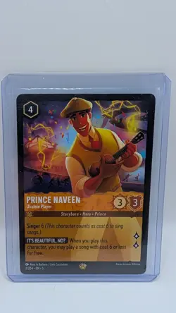 Prince Naveen - Ukulele Player #3 Lorcana Shimmering Skies - Image 1