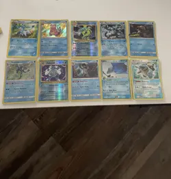 Pokemon Holo & Regular Card Lot 10 Glaceon, Slowbro, Gyarados, Kyurem, Psyduck - Image 1