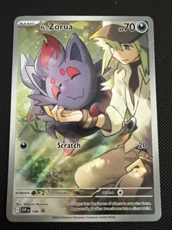N's Zorua 189 Sv: Scarlet & Violet Promo Cards Holo - Image 1