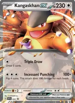 Kangaskhan ex - SVP 055 - Ultra Rare Promo - SV Black Star Promos - Pokemon Card - Image 2