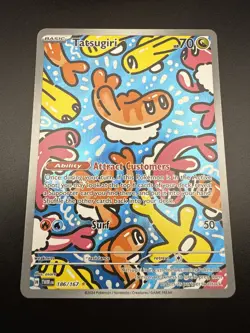 Tatsugiri 186/167 Illustration Rare Twilight Masquerade Pokemon TCG Cards NM- - Image 3