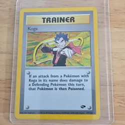 Pokemon Koga Gym Challenge Holo Rare Unlimited 19/132 English Trainer TCG Card - Image 1