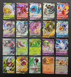 Pokemon Card Lot (20 Card Lot) V VMAX EX Full Art Trainer Ultra Rare Cards - Image 1