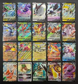 Pokemon Card Lot (20 Card Lot) V VMAX EX Full Art Trainer Ultra Rare Cards - Image 1