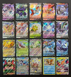 Pokemon Card Lot (20 Card Lot) V VMAX EX Full Art Trainer Ultra Rare Cards - Image 1