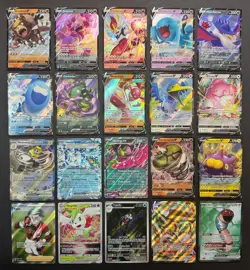 Pokemon Card Lot (20 Card Lot) V VMAX EX Full Art Trainer Ultra Rare Cards - Image 1