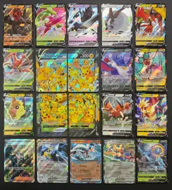 Pokemon Card Lot (20 Card Lot) V VMAX EX Full Art Trainer Ultra Rare Cards - Image 1