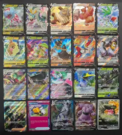 Pokemon Card Lot (20 Card Lot) V VMAX EX Full Art Trainer Ultra Rare Cards - Image 1