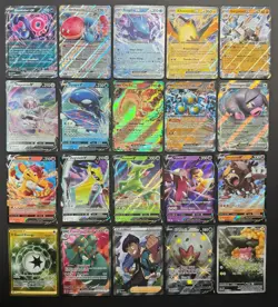 Pokemon Card Lot (20 Card Lot) Gold Rare V EX Full Art Trainer Ultra Rare Cards - Image 1