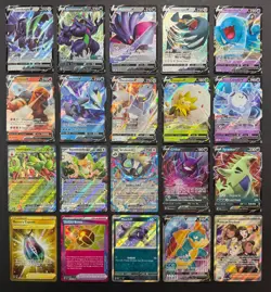 Pokemon Card Lot (20 Card Lot) Gold Rare V EX Full Art Trainer Ultra Rare Cards - Image 1