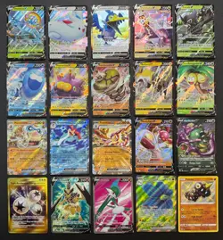 Pokemon Card Lot (20 Card Lot) Gold Rare V EX Full Art Trainer Ultra Rare Cards - Image 1