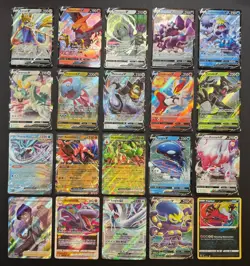 Pokemon Card Lot (20 Card Lot) V VMAX EX Full Art Trainer Ultra Rare Cards - Image 1