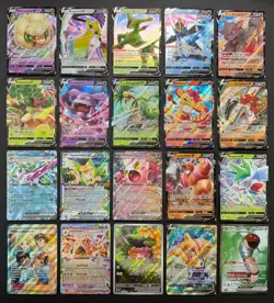 Pokemon Card Lot (20 Card Lot) V VMAX EX Full Art Trainer Ultra Rare Cards - Image 1