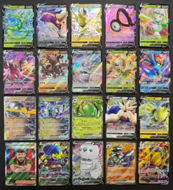 Pokemon Card Lot (20 Card Lot) V VMAX EX Full Art Trainer Ultra Rare Cards - Image 1