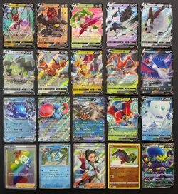 Pokemon Card Lot (20 Card Lot) V VMAX EX Full Art Trainer Ultra Rare Cards - Image 1