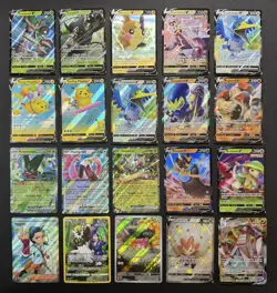 Pokemon Card Lot (20 Card Lot) V VMAX EX Full Art Trainer Ultra Rare Cards - Image 1
