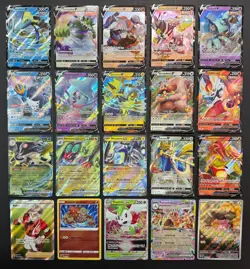 Pokemon Card Lot (20 Card Lot) V VMAX EX Full Art Trainer Ultra Rare Cards - Image 1