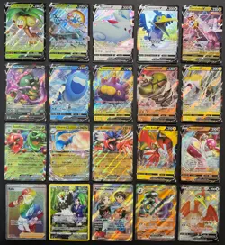Pokemon Card Lot (20 Card Lot) V VMAX EX Full Art Trainer Ultra Rare Cards - Image 1