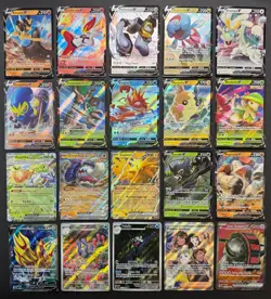 Pokemon Card Lot (20 Card Lot) V VMAX EX Full Art Trainer Ultra Rare Cards - Image 1