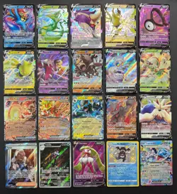 Pokemon Card Lot (20 Card Lot) V VMAX EX Full Art Trainer Ultra Rare Cards - Image 1