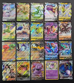 Pokemon Card Lot (20 Card Lot) V VMAX EX Full Art Trainer Ultra Rare Cards - Image 1