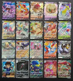 Pokemon Card Lot (20 Card Lot) V VMAX EX Full Art Trainer Ultra Rare Cards - Image 1