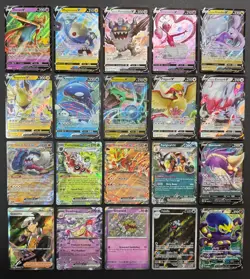 Pokemon Card Lot (20 Card Lot) V VMAX EX Full Art Trainer Ultra Rare Cards - Image 1